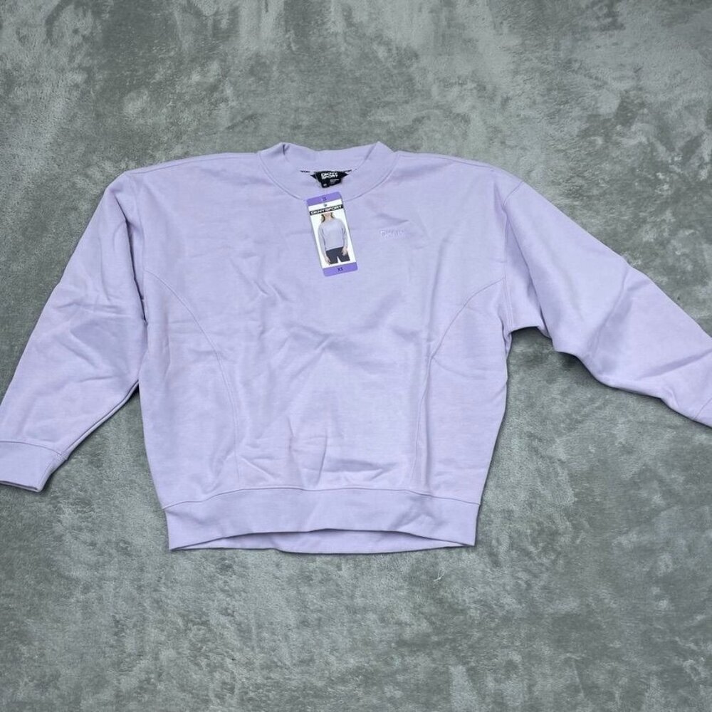 DKNY Sport Lavender Pullover Sweatshirt XS Crew Neck d0043